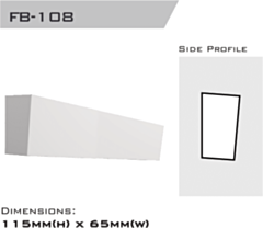 8004108 | Flatband 115x65x2400mm