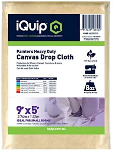 9341229106519 | iQuip Canvas Drop Sheet 5ft x 12ft