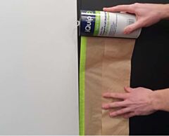 9341229104829 | iQuip Pretaped Kraft Masking Paper Refill with Envo Tape 144mm x 25m