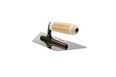 26095 | Marmorino Tools Dual X-Trowel Trap W/Wood Handle 240 x 100 x 0.6