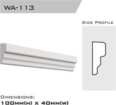 1137869786 | Window architrave 100x40x2400mm