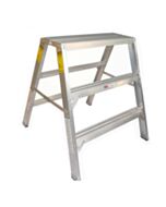 9341229102856 | iQuip Aluminium Folding Wide Step Up Stool 900mm