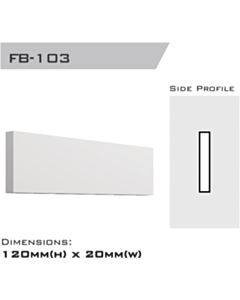 FB-103 | Flatband 120x20x2400mm