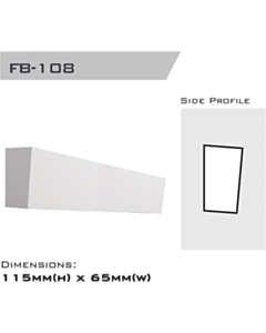 FB-108 | Flatband 115x65x2400mm
