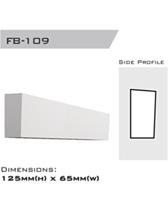FB-109 | Flatband 125x65x2400mm