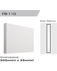 FB-110 | Flatband 300x40x2400mm