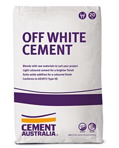 14031 | Cement Australia OFF WHITE Cement 20Kg