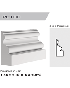 PL-100 | Plinth 145x60x2400mm