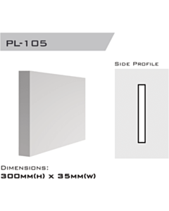 PL-105 | Plinth 300x35x2400mm