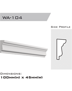 WA-104 | Window architrave 100x45x2400mm