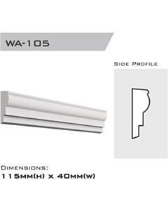 WA-105 | Window architrave 115x40x2400mm