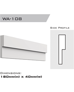 WA-108 | Window architrave 180x40x2400mm