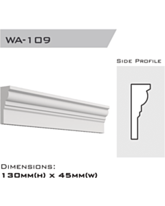 WA-109 | Window architrave 130x45x2400mm