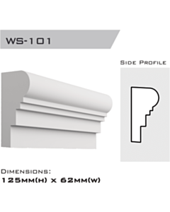 WS-101 | Window Sill 125x62x2400mm