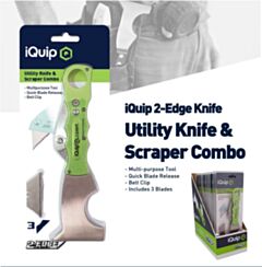 856728004079 | iQuip 2Edge Utility Knife Scraper Combo Tools