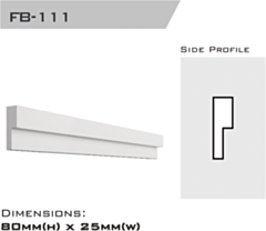 646111 | RSC Flatband Step 80x25x2400mm