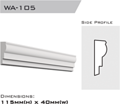 105777342 | Window architrave 115x40x2400mm (Special Order)