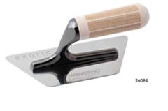 26094 | Marmorino Tools Dual X-Trowel Trap W/Wood Handle 200 x 80 x 0.6