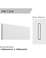 FB-104 | Flatband 162x20x2400mm