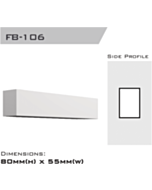 FB-106 | Flatband 80x55x2400mm