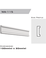 115456348 | Window architrave 100x30x2400mm (Special Order)